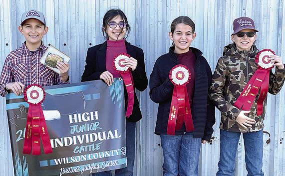 Fayette County 4-H’ers do well at Wilson County Livestock Judging Contest