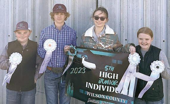 Fayette County 4-H’ers do well at Wilson County Livestock Judging Contest