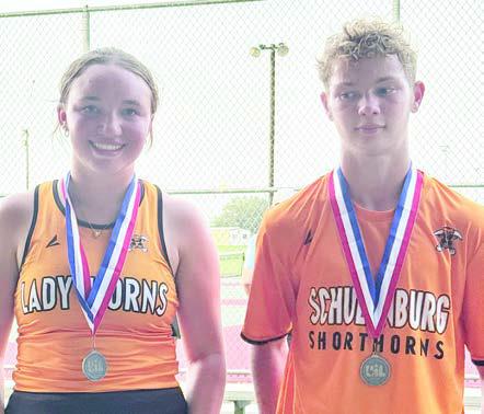 Mikayla Otto (left) and Caden Herzik, Regional qualifiers