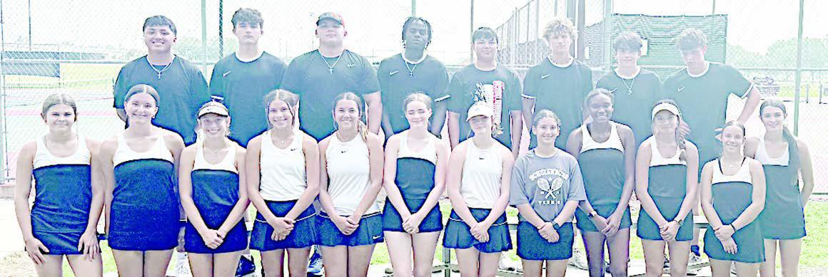 SHS JUNIOR VARSITIES – (front, from left) Haylee Vacek, Molly Rorschach, Brennan Chudej, Morgan Steinhauser, Chesney Barton, Cheyenne Henneke, Laynie Nichols, Ava Slaton, Jashyia Jackson, Perla Martinez, Myranda Slaton, Ava Faith; (back, from left) Austin Toro, Nick Rorschach, Marshall Wellborn, Rodney Walton, Trey Silcox, Eli Blansitt, Denim Sommer, and Preston Kahn.