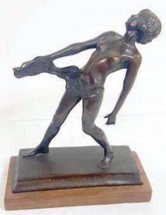 “TURBULENT YOUTH” by Waldine Tauch, is a recent gift to the Fayette Heritage Museum &amp;amp; Archives.