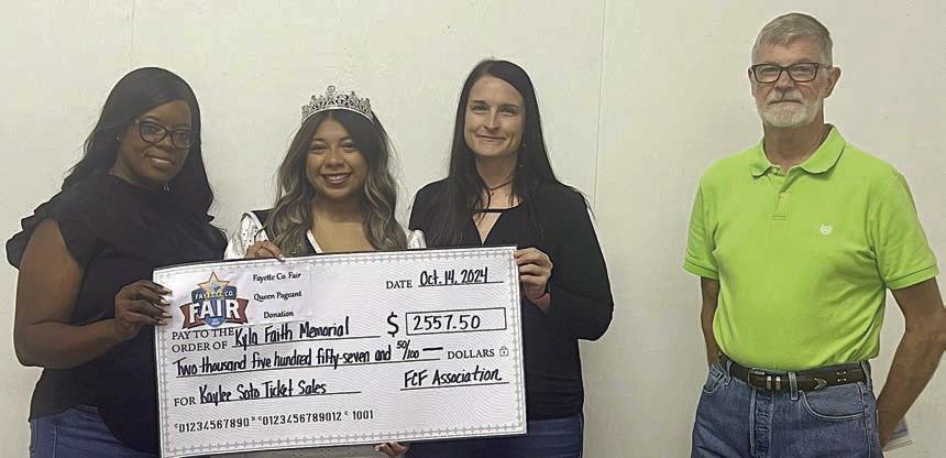 Fair Assn. presents donations to three organizations