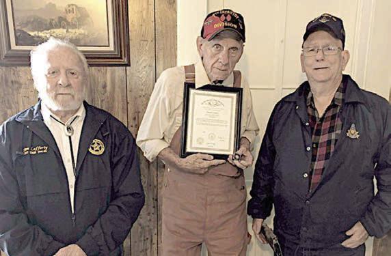 Grigson presented 60-year award by Masons