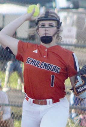 Third baseman Hailey Kahlden fires to first after fielding a Ladycat ground ball.