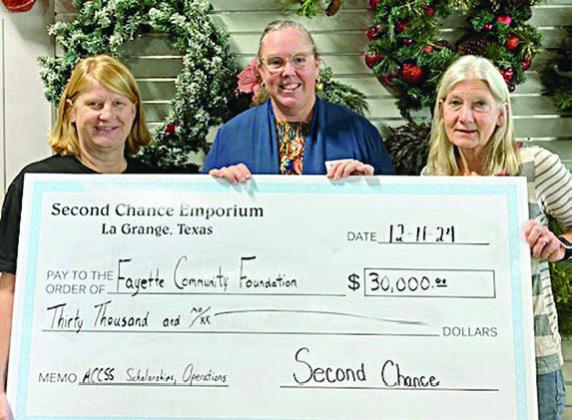 Second Chance donates to ACCSS