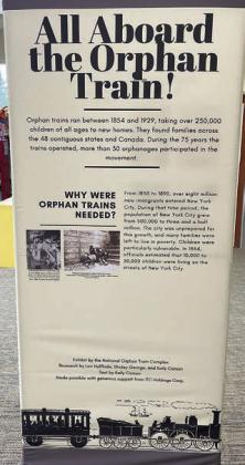 Public Library displaying exhibit on ‘Orphan Trains’ through May 4