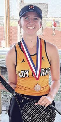 CLARA MAGLIOLO Third Place Varsity Girls’ Singles
