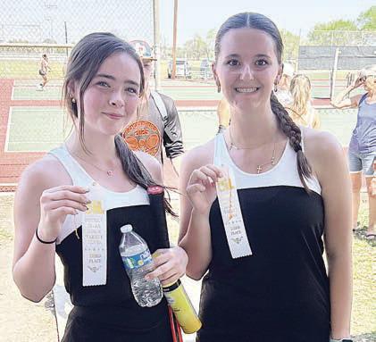 CHEYENNE HENNEKE &amp; MOLLY RORSCHACH Third Place Junior Varsity Girls’ Doubles