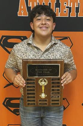 MANAGER OF THE YEAR – Zaybryn Barrera. Sticker Photo By Darrell Vyvjala