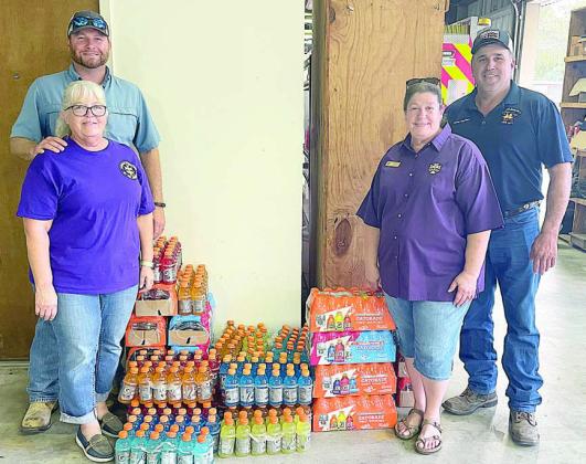 CDA donates Gatorade to local fire department