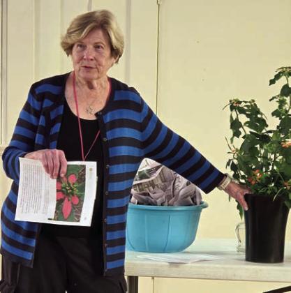 Members share experiences at Garden Club meeting