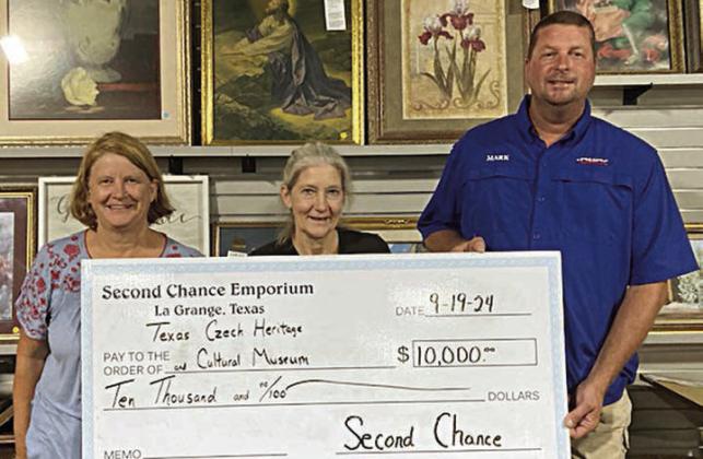 TCHCC gets $10,000 from Second Chance