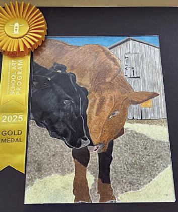 Artwork of Jolene Jarvis, Gold Medal winner