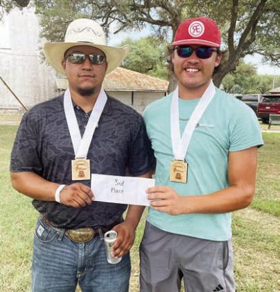 Third Place – Jason Sanchez and Derrick Garza. Sticker Photo By Darrell Vyvjala