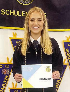 Ron &amp;amp; Bradley Mathis Memorial Scholarship – Jenna Matura.