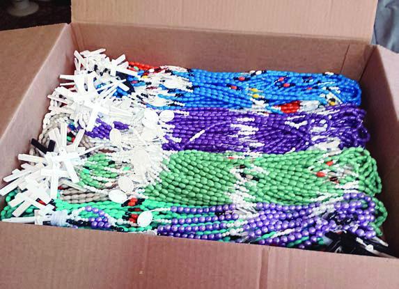 Local lady makes more than 1,000 rosaries