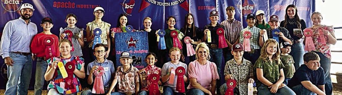 Participants - (front, from left) Kinley Kutac, Tate Fritsch, Joe Carrales,  Emma Zweschper, Abigale McBride, coach Kaci Carrales, Hudson Holub, Hayleigh Pizzitola, Hunter Gabler, (back row) coach JoJo Carrales, Crockett Guenther,  Laramie Laake, Tatum Fritsch, Alexis Berckenhoff, Kaisley Janecka, Adalyn Carrales, Addison Berckenhoff, Holden Holub, Kullen Kutac, Dylan Zweschper, Hailey Janish, Abraham McBride, Madyson Holub and Julia Melton.