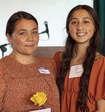 Mina Tinajero (right) of Moulton honored her mother, Perla Tinajero.