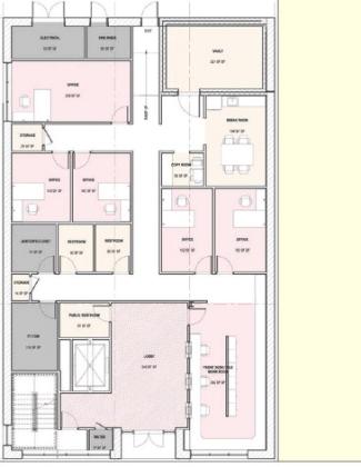 Rendering of renovated City Hall