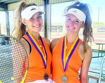 JENNA GUENTERT &amp; MIRANDA BONNER 2nd Place Doubles