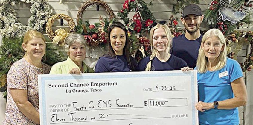 EMS Foundation gets donation from Second Chance