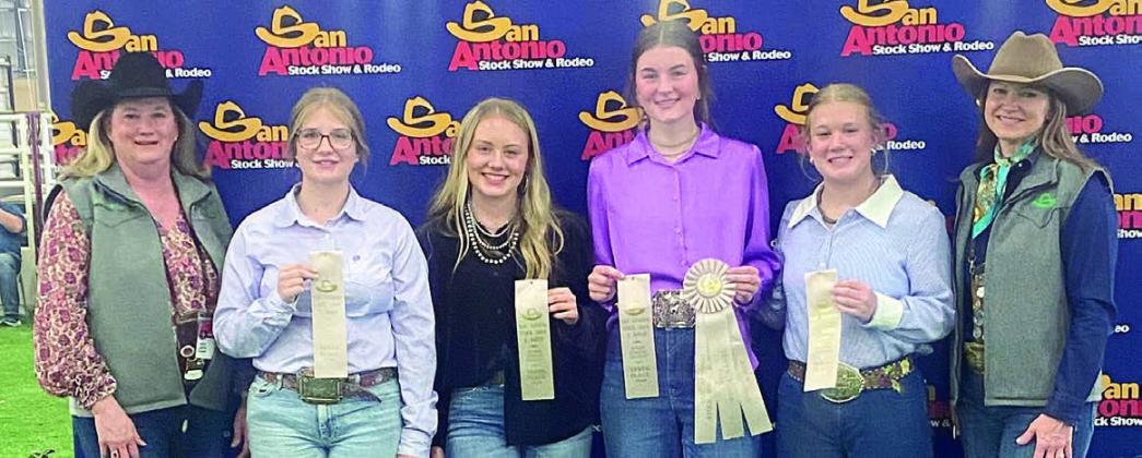 FFA livestock judging team places 10th at San Antonio