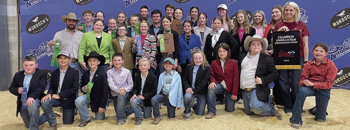 Fayette County 4-H’ers perform well at San Antonio Livestock Judging Contest