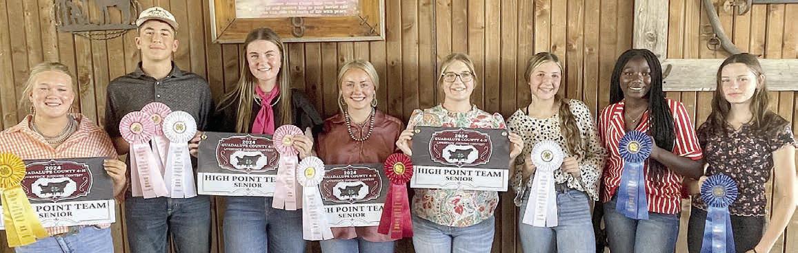 FFA team wins 1st at Guadalupe County Fair livestock judging contest