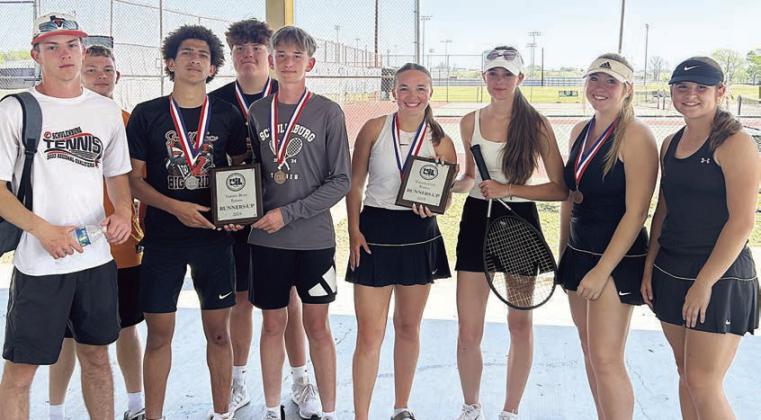 SHS tennis teams place second at district tourney