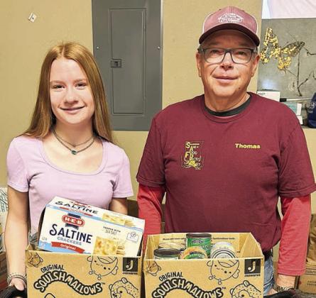 Food Pantry donation from Hoffmann