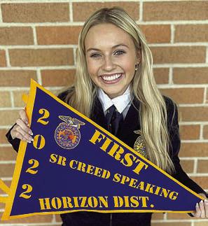 FFA’ers place first in district contests