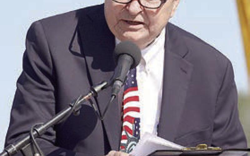 Fayette County Judge Dan Mueller also welcomed everyone to the ceremonies.