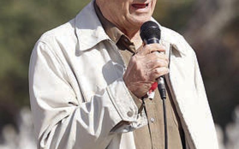 Dennis Stryk sang “God Bless the USA” and the national anthem.