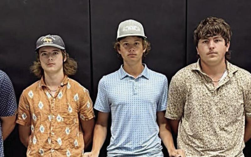 WiLDLiFe Team of (from left) Owen Brenek, Paul Rogers, Brayden Stoever, Ian Reeves and Colton Knigge placed fifth overall.