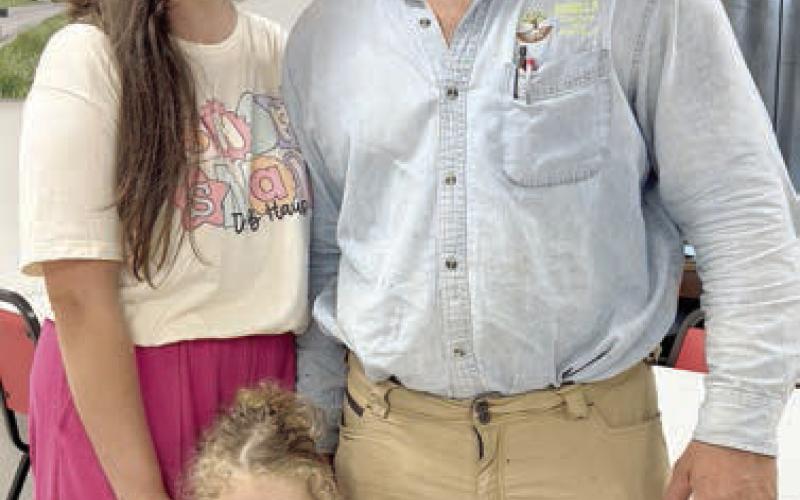 The Bubelafamily joined Senior Connections for a lunch-and-learn in Schulenburg recently. Morgan has the B Haus Market Place &amp;amp; Nursery, and husband Colton has the Bubela Tree Farm, but everyone knows that their daughter Martha Claire is the boss!
