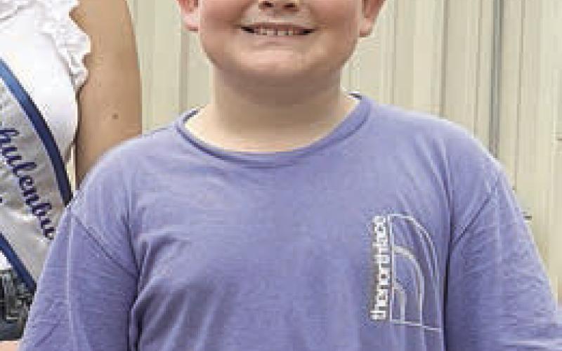 KIDS’ COOKOFF WINNER – Bernard Tyrnu (above), “Chopping Block” of Victoria. 2nd Place – Layton Tyrnu, “Chopping Block” of Victoria. Sticker Photo By Layne Vyvjala