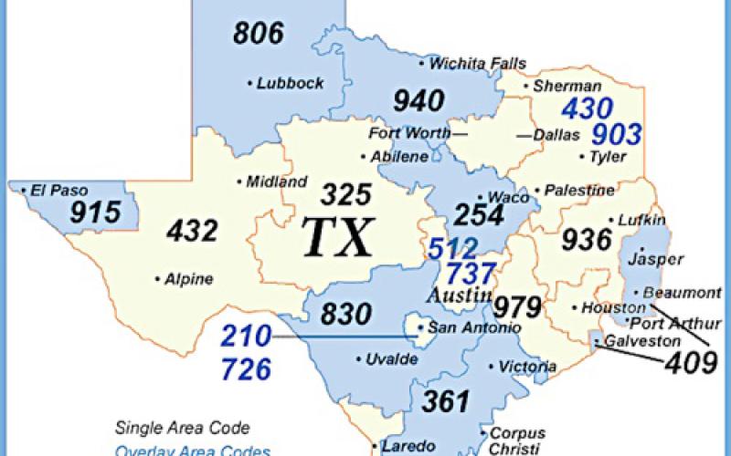 AREA CODE MAP