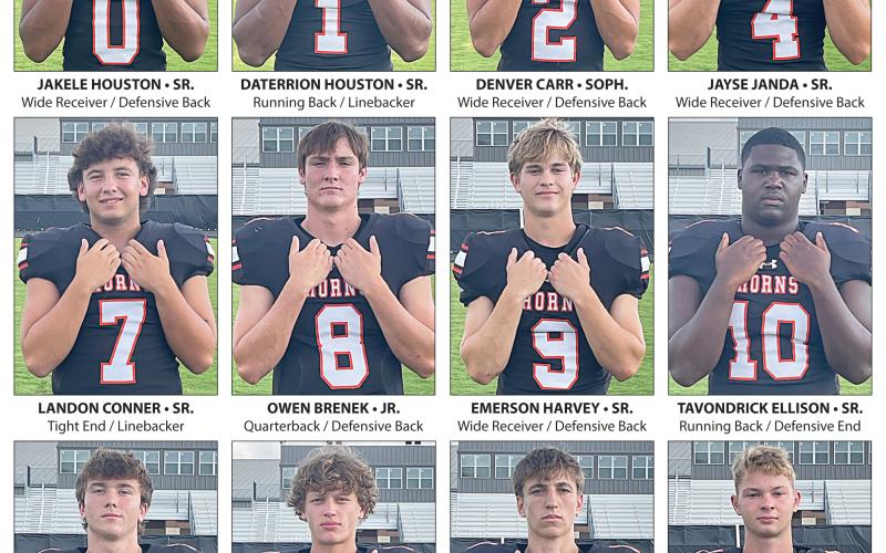 2025 SHORTHORN VARSITY FOOTBALL TEAM