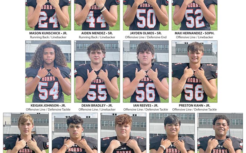 2025 SHORTHORN VARSITY FOOTBALL TEAM