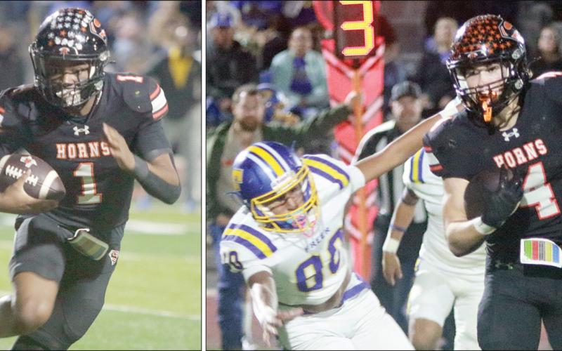 Seniors reach milestones in big bi-district win over Bucks