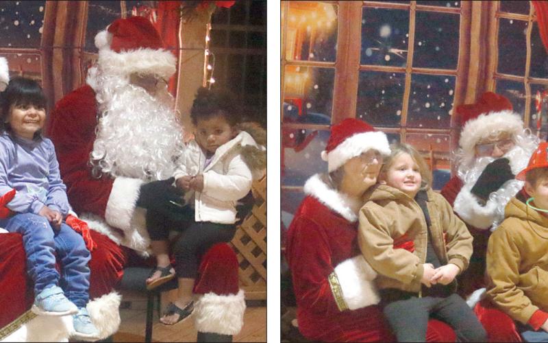 Santa and Mrs. Claus visit