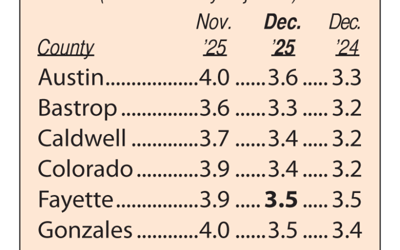 Area Unemployment Rates