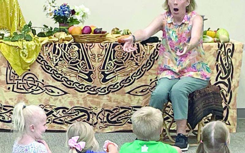 Story time at the Library