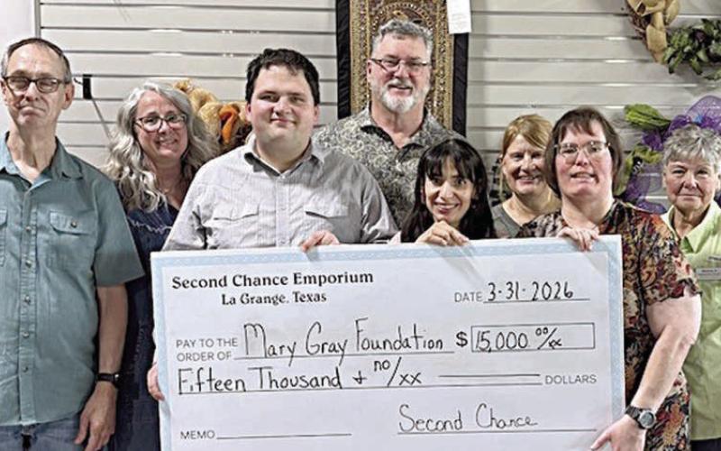 second Chance donates to Mary Gray Foundation