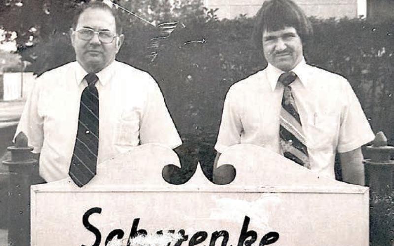 Mark Klesel (right) is shown with his father, Wilbert J. “Bill” Klesel, in 1978.