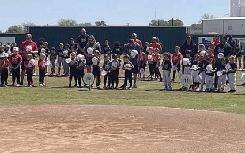 Opening day for Schulenburg Little League