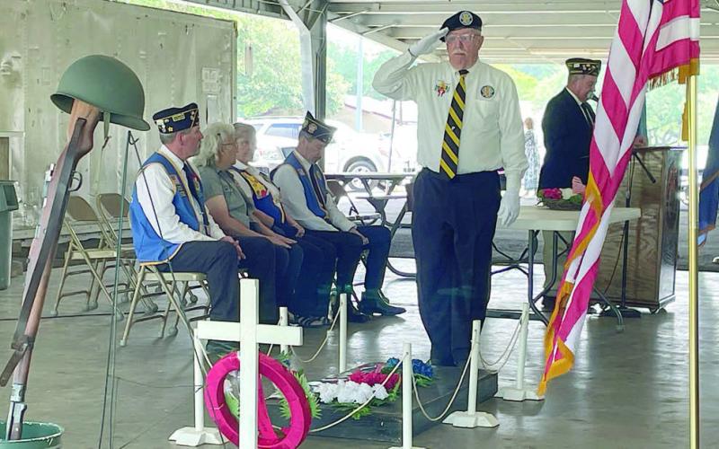 Salute to the fallen on Memorial Day