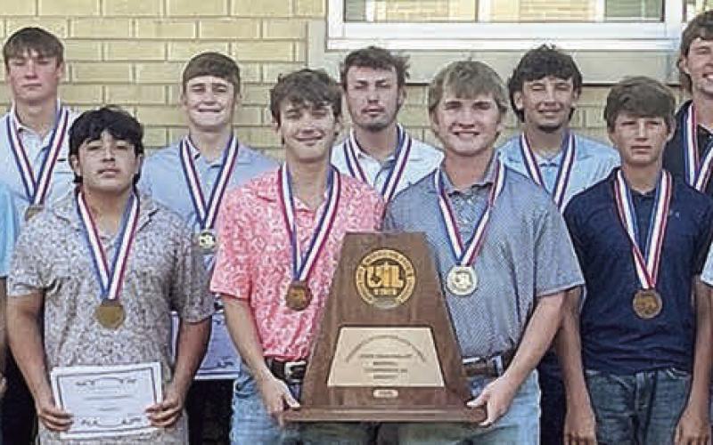 State semifinalist medals, trophy presented