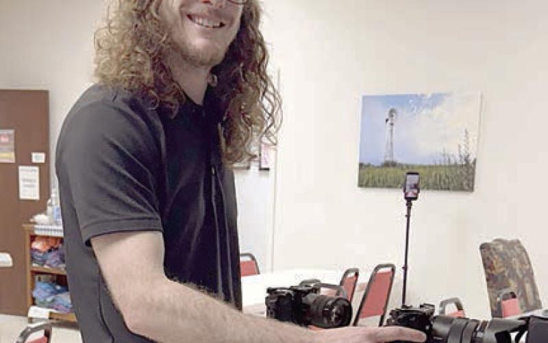 Entre Media’s Ryan Allen films members to promote the capital campaign to raise funds for the new building that is so badly needed. Many of them were nervous as they came in for the filming but he put them at ease with his gentle attitude. More filming will take place at the other locations soon!