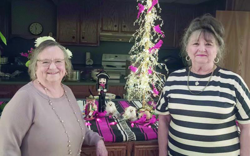 Hostesses were (from left) Carolyn Neely, Gail Hammontree and (not shown) Nancy Tinsley.